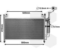 VAN WEZEL 27005236 Condensador aire acondicionado