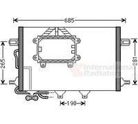 Van Wezel 30005562 condensador, aire acondicionado