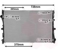 VAN WEZEL 30012702 Radiador, refrigeración del motor