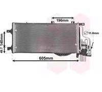 VAN WEZEL 37015370 Condensador, aire acondicionado