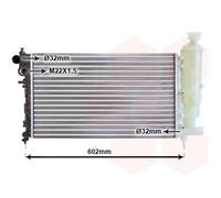 VAN WEZEL 40002014 Radiador, refrigeración del motor
