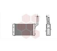 VAN WEZEL 40006049 Radiador de calefacción
