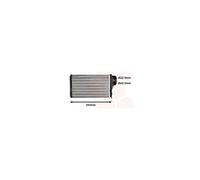 VAN WEZEL 40006240 Radiador de calefacción