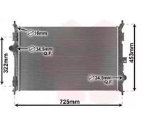 VAN WEZEL 40012386 Radiador, refrigeración del motor