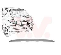 VAN WEZEL 4028459 Cubierta parachoques Parte trasera del vehículo Compatible con PEUGEOT 206 Fastback 2A/C 206+ Hatchback 2L, 2M