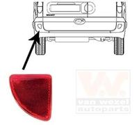 VAN WEZEL 4310939 Reflector Atrás izquierda parachoques Catadióptrico