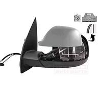 VAN WEZEL 5786817 Espejo retrovisor espejo completo asférico para ajuste elect. espejo calefactable con antena izquierda Compatible con VW Amarok Pick-up 2HA, 2HB, S1B, S6B, S7A, S7B