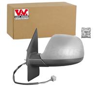 VAN WEZEL 5790817 Espejo retrovisor espejo completo asférico para ajuste elect. espejo abatible eléctricamente calefactable sin antena izquierda Compatible con VW