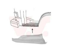 VAN WEZEL 5870101 Chapa de acceso para VW Transporter T3 Bus (25) Delantero