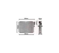 Van Wezel Autoparts Radiador de calefacción 59006110 para Volvo S80 S60 V70 XC70 XC90