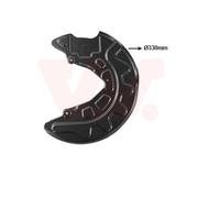 VAN WEZEL Antisalpicaduras Disco Delantero Izquierdo para VW Golf VII Variante
