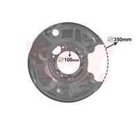 VAN WEZEL Chapa protectora contra salpicaduras, disco de freno para MERCEDES-BENZ: Classe CLK, Classe C, Classe SLK, Classe CLC (Ref: 3032374)