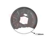 VAN WEZEL Antisalpicaduras Disco Trasero Izquierdo para Mercedes Clase E T-Model