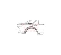 VAN WEZEL Chapa Panel Lateral Trasero Derecha para Mercedes-Benz 190 W201