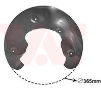 VAN WEZEL 0327371 Chapa protectora contra salpicaduras, disco de freno