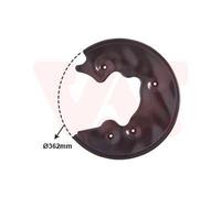 VAN WEZEL Chapa protectora contra salpicaduras, disco de freno para AUDI: A5, S5, RS4, Q5, S7, RS5, S4, S6, A4, SQ5, RS7, RS6, A6, A7 (Ref: 0327374)