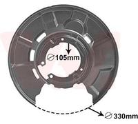 VAN WEZEL Chapa protectora contra salpicaduras, disco de freno para BMW: Série 3, Série 1, Série 2 (Ref: 0627373)