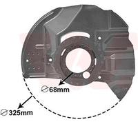 VAN WEZEL Chapa protectora contra salpicaduras, disco de freno para BMW: Série 3, Z4 (Ref: 0646372)