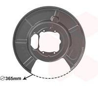 VAN WEZEL Chapa protectora contra salpicaduras, disco de freno para BMW: Série 5 (Ref: 0655374)