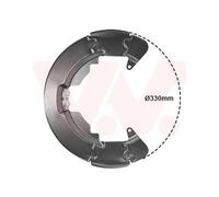 VAN WEZEL Chapa protectora contra salpicaduras, disco de freno para FORD: Focus, C-Max (Ref: 1864371)