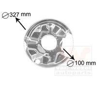 VAN WEZEL 3024374 Chapa protectora contra salpicaduras, disco de freno