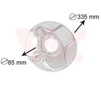 VAN WEZEL Chapa protectora contra salpicaduras, disco de freno para MERCEDES-BENZ: 8, 126 Series, 116 Series, 123 Series (Ref: 3010374)
