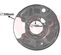 VAN WEZEL 3032373 Chapa protectora contra salpicaduras, disco de freno