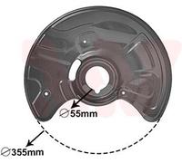 VAN WEZEL Chapa protectora contra salpicaduras, disco de freno para MERCEDES-BENZ: Classe SL LS (Ref: 3041372)