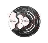 VAN WEZEL Chapa protectora contra salpicaduras, disco de freno para OPEL: Vivaro & RENAULT: Trafic & NISSAN: Primastar (Ref: 3794374)