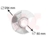 VAN WEZEL Chapa protectora contra salpicaduras, disco de freno para VOLKSWAGEN: Transporter, LT (Ref: 5858371)