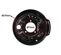 VAN WEZEL Chapa protectora, freno de tambor para CITROËN: Berlingo & PEUGEOT: Partner, Ranch (Ref: 0903373)