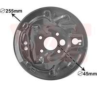 VAN WEZEL Chapa protectora, freno de tambor para SKODA: Octavia, Roomster (Ref: 7620373)