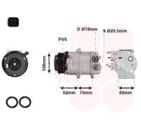 VAN WEZEL Compresor, aire acondicionado para FORD: S-Max, Galaxy, Mondeo & VOLVO: S80 (Ref: 1800K415)