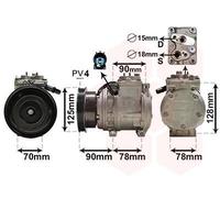 VAN WEZEL 8300K178 Compresor, aire acondicionado