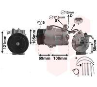 VAN WEZEL Compresor, aire acondicionado para MERCEDES-BENZ: Classe C & OPEL: Astra, Zafira (Ref: 3700K427)