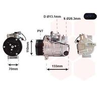 VAN WEZEL 3001K712 Compresor, aire acondicionado