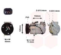 VAN WEZEL Compresor, aire acondicionado para RENAULT: Laguna (Ref: 4300K393)