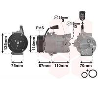 VAN WEZEL Compresor, aire acondicionado para SEAT: Mii & VOLKSWAGEN: UP & SKODA: Citigo (Ref: 5801K705)
