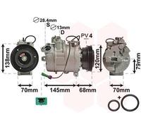 VAN WEZEL Compresor, aire acondicionado para VOLKSWAGEN: Passat & AUDI: A6 & SKODA: Superb (Ref: 0300K011)
