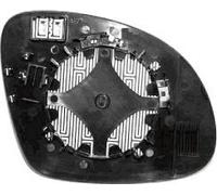 Cristal del espejo lateral izquierda convexo 5776837 VAN WEZEL para SEAT VW