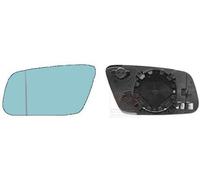 VAN WEZEL 0331837 Cristal de espejo retrovisor exterior tintado en azul asférico calefactable izquierda Compatible con AUDI A3 Hatchback 8L1 A4 B5 Sedán 8D2 A6 C5 Avant 4B5 A4 B5 Avant 8D5