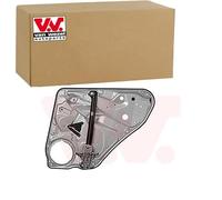 VAN WEZEL Elevalunas Atrás Izquierda eléctrico sin electromotor con placa soldada Compatible con VW Passat B5 GP Sedán 3BG, 3B3 3B1839461 3B5839461A 5836267