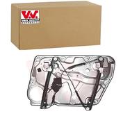 VAN WEZEL Elevalunas Delante, Derecha eléctrico sin electromotor con placa soldada Compatible con VW Passat B5 GP Variant 3BG, 3B6 3B1837462 5836266