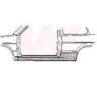 VAN WEZEL Faldón Lateral Izquierdo Apto para VW Golf II 19E 1G1 Jetta 1G2 165