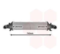 VAN WEZEL Intercooler Refrigerado De Aire De Aluminio Para Mercedes-Benz Clase C