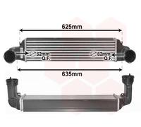 VAN WEZEL Intercooler Refrigerado por Aire Aluminio para BMW 3er Touring X3