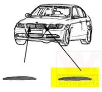 VAN WEZEL Juego de listones embellecedores/protectores, parachoques para BMW: Série 3 (Ref: 0657415)