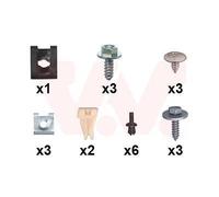 VAN WEZEL Kit de montaje, guardabarros para BMW: Série 5 (Ref: 0639796)