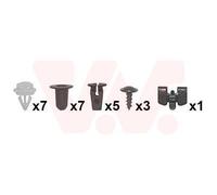 VAN WEZEL Kit de montaje, guardabarros para VOLKSWAGEN: Tiguan (Ref: 5747796)
