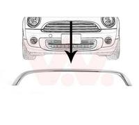 VAN WEZEL ListÃ³n embellecedor/protector, panal de radiador para MINI: MINI (Ref: 0508518)